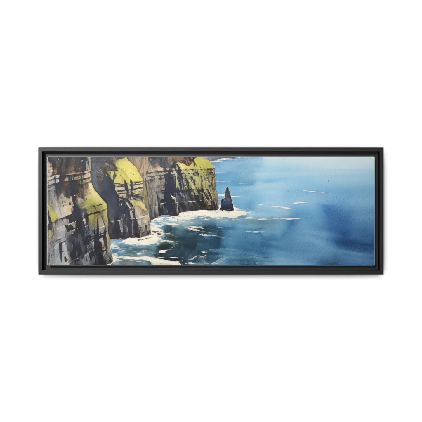 Cliffs of Moher Midday Sun - Beautiful Coastal Landscape Canvas Print