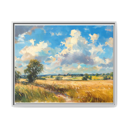 Summer Fields County Mayo Wall Art - Vibrant Irish Landscape Canvas Print