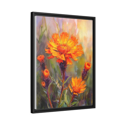 Orange Hawkbit Flower