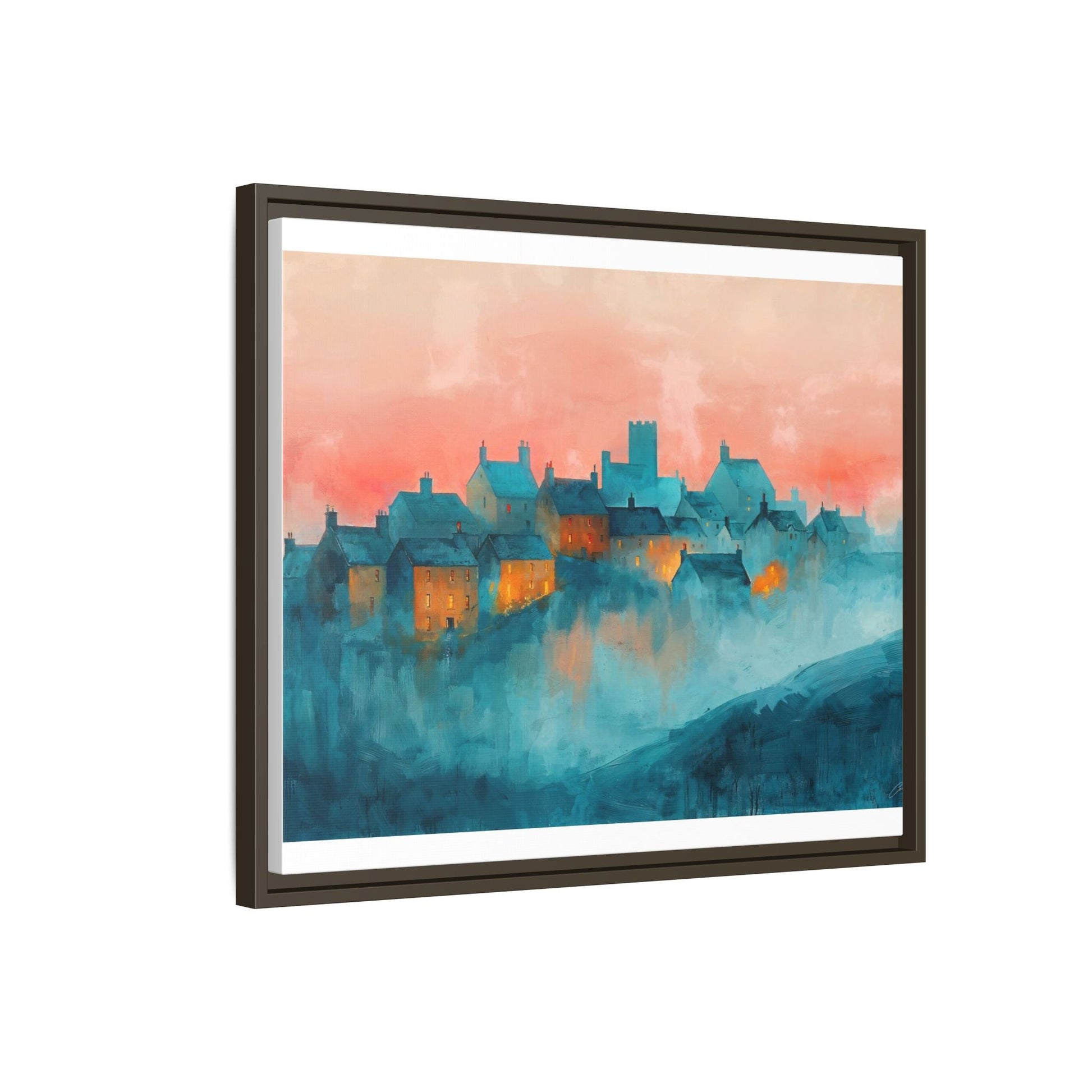 A Castle Town - Beautiful Landscape Canvas Print for all places Décor