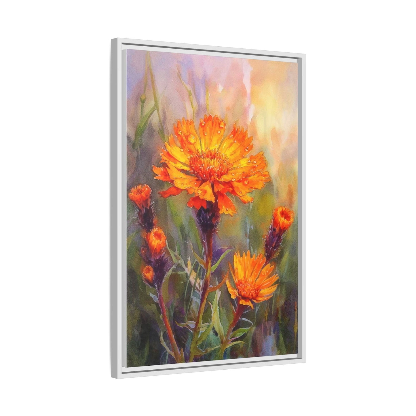 Orange Hawkbit Flower