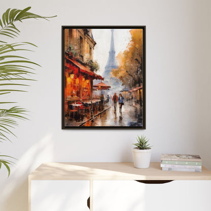 Eiffel Tower wall art featuring the iconic Paris landmark, printed on high-quality canvas to bring timeless beauty and elegance to your home décor.