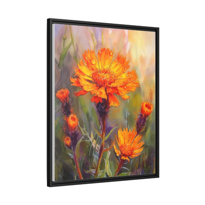 Orange Hawkbit Flower