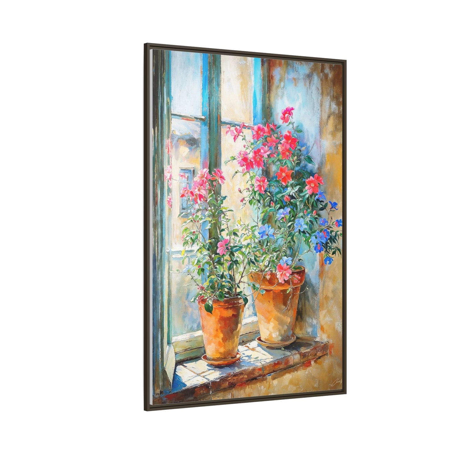 Summer Pots Wall Art - Vibrant Floral Pots for Fresh Home Décor