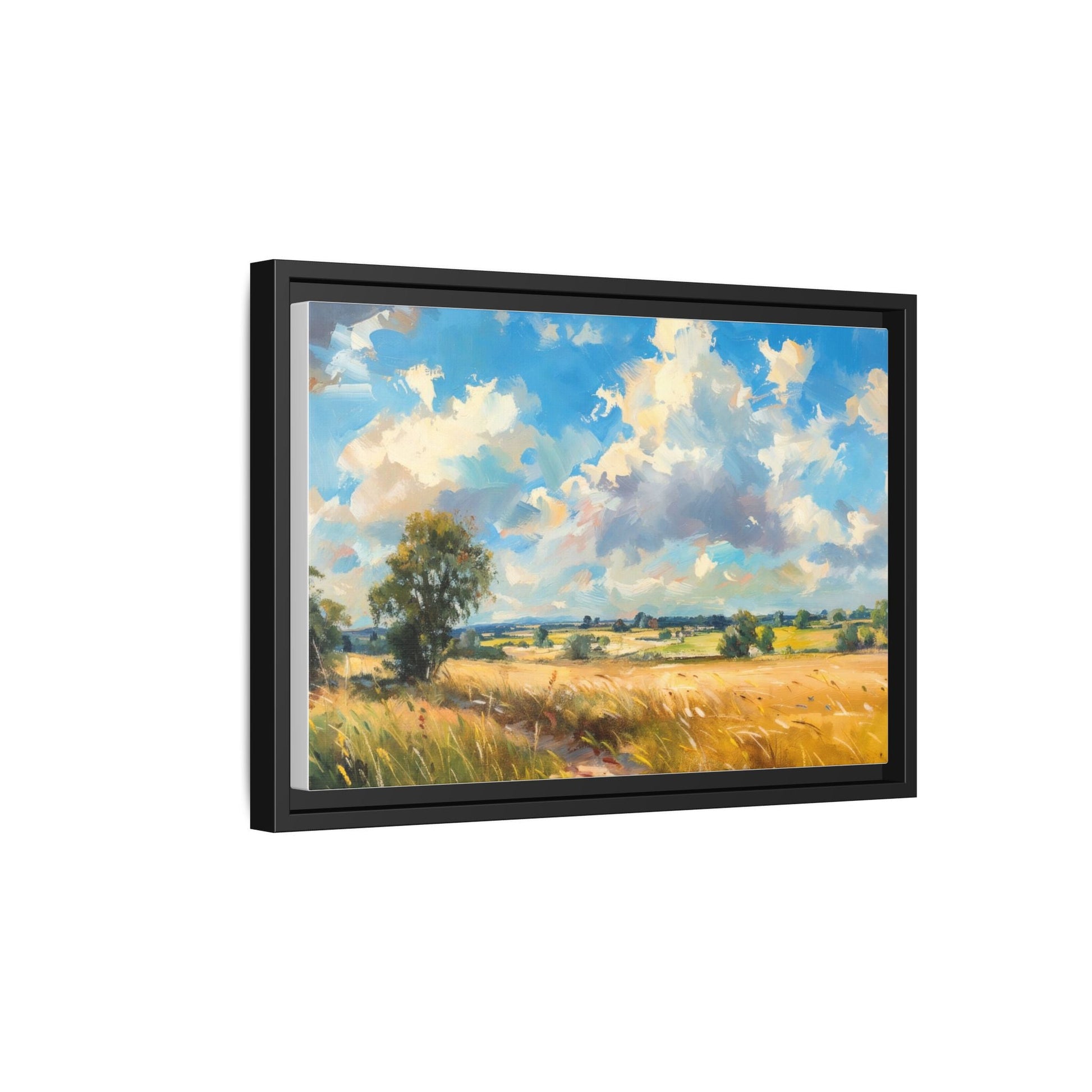 Summer Fields County Mayo Wall Art - Vibrant Irish Landscape Canvas Print