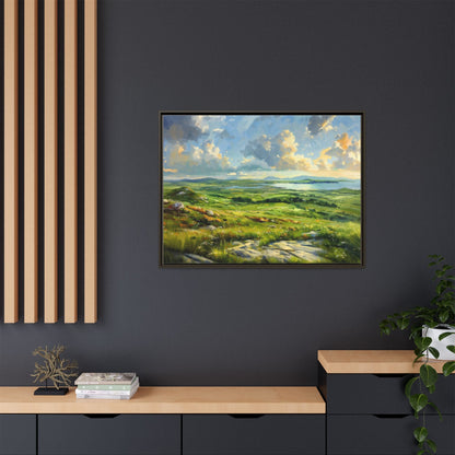 Wild Atlantic Summer Vista Wall Art - Breathtaking Coastal Landscape for Home Décor