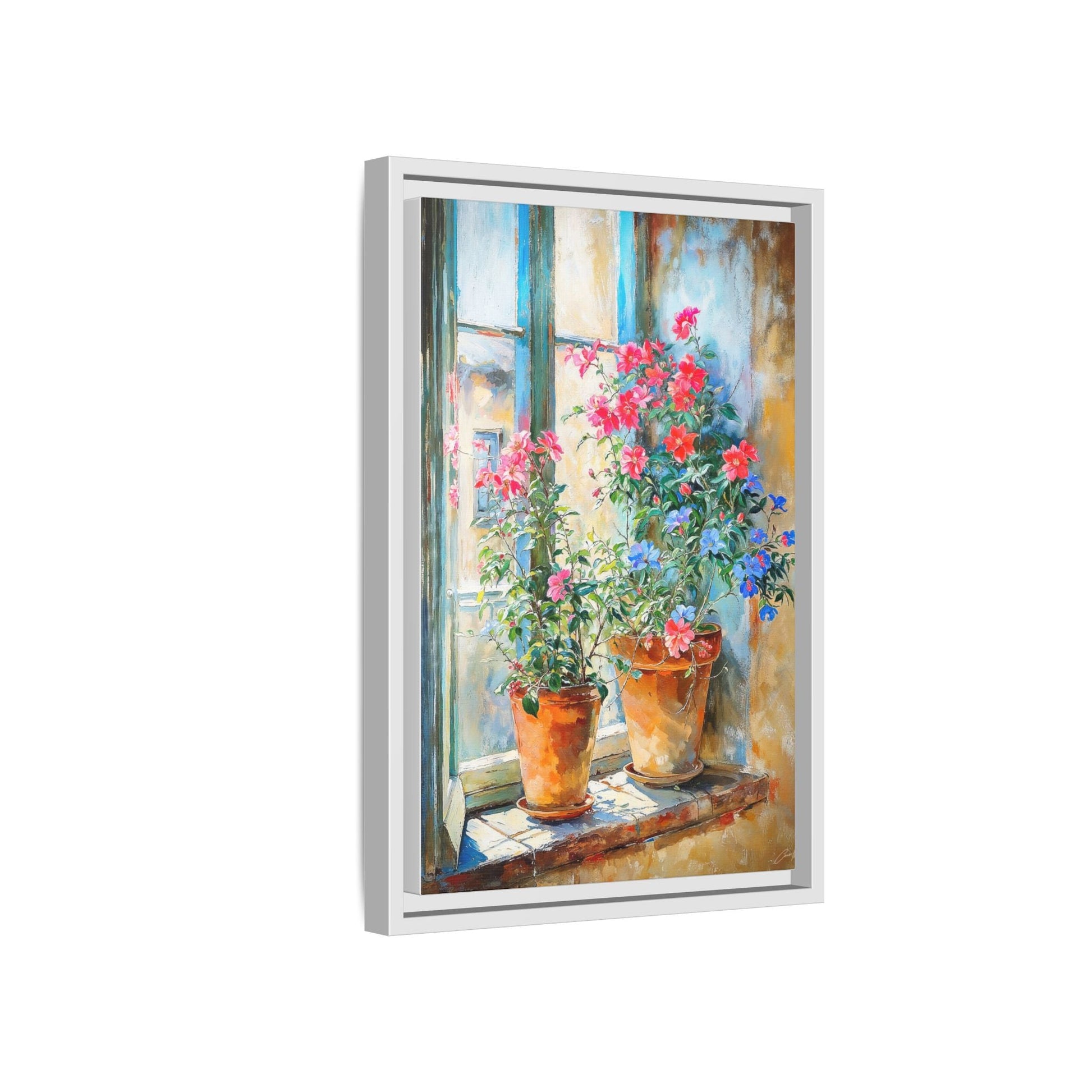 Summer Pots Wall Art - Vibrant Floral Pots for Fresh Home Décor