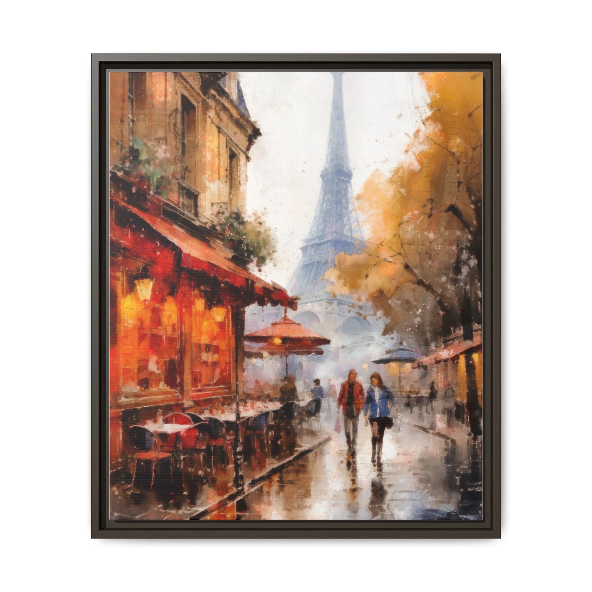 Eiffel Tower wall art featuring the iconic Paris landmark, printed on high-quality canvas to bring timeless beauty and elegance to your home décor.