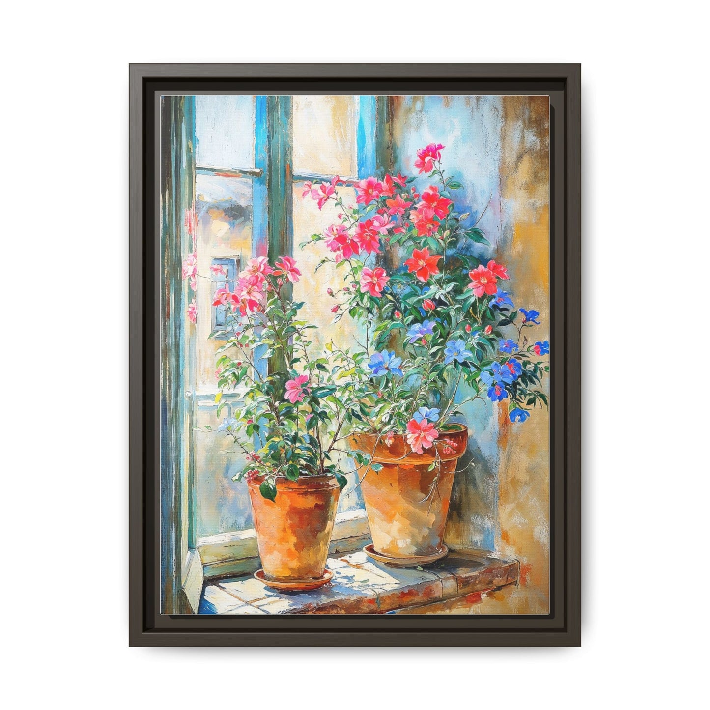 Summer Pots Wall Art - Vibrant Floral Pots for Fresh Home Décor