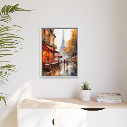 Eiffel Tower wall art featuring the iconic Paris landmark, printed on high-quality canvas to bring timeless beauty and elegance to your home décor.