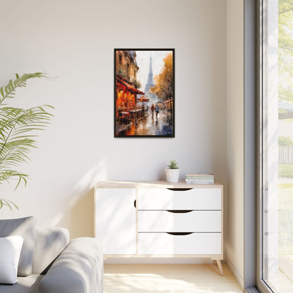 Eiffel Tower wall art featuring the iconic Paris landmark, printed on high-quality canvas to bring timeless beauty and elegance to your home décor.