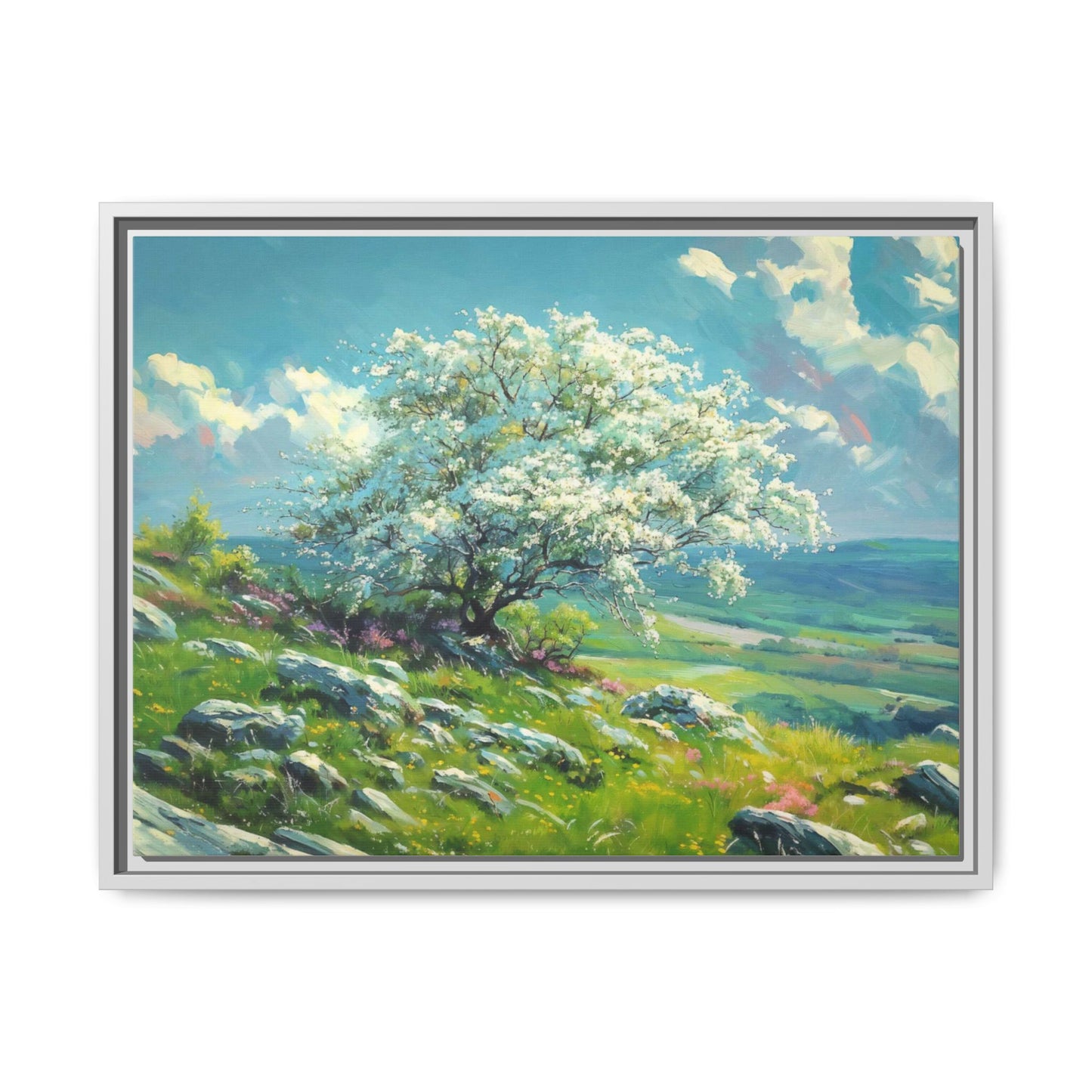 White Thorn on A Hill