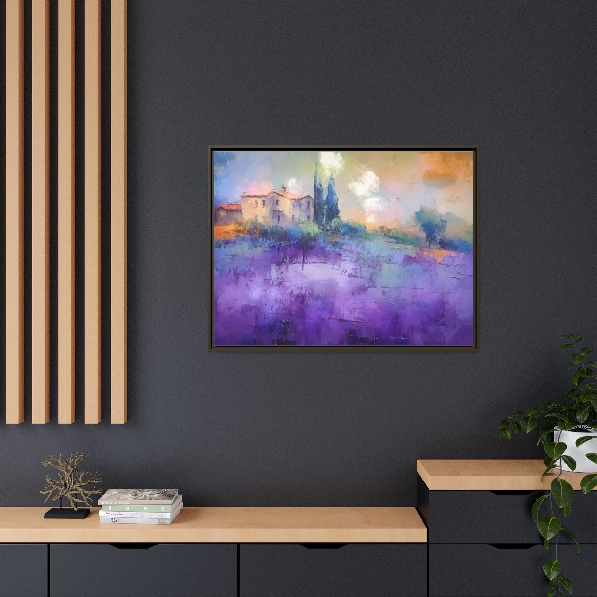 Tuscany Wall Art - Beautiful Italian Landscape Canvas Print for Home Décor