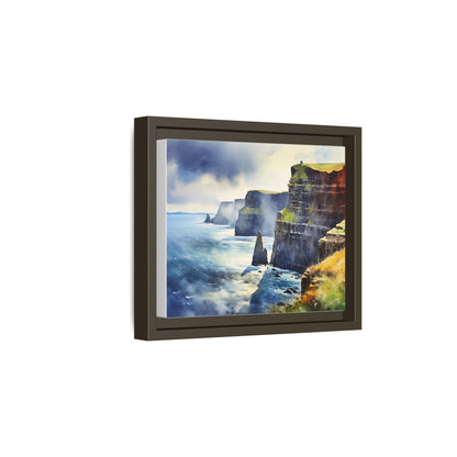 Watercolour of Cliffs of Moher – Beautiful Coastal Landscape Canvas Print