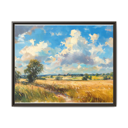 Summer Fields County Mayo Wall Art - Vibrant Irish Landscape Canvas Print