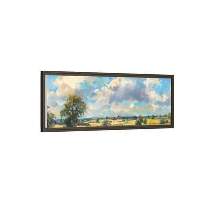 Summer Fields County Mayo Wall Art - Vibrant Irish Landscape Canvas Print