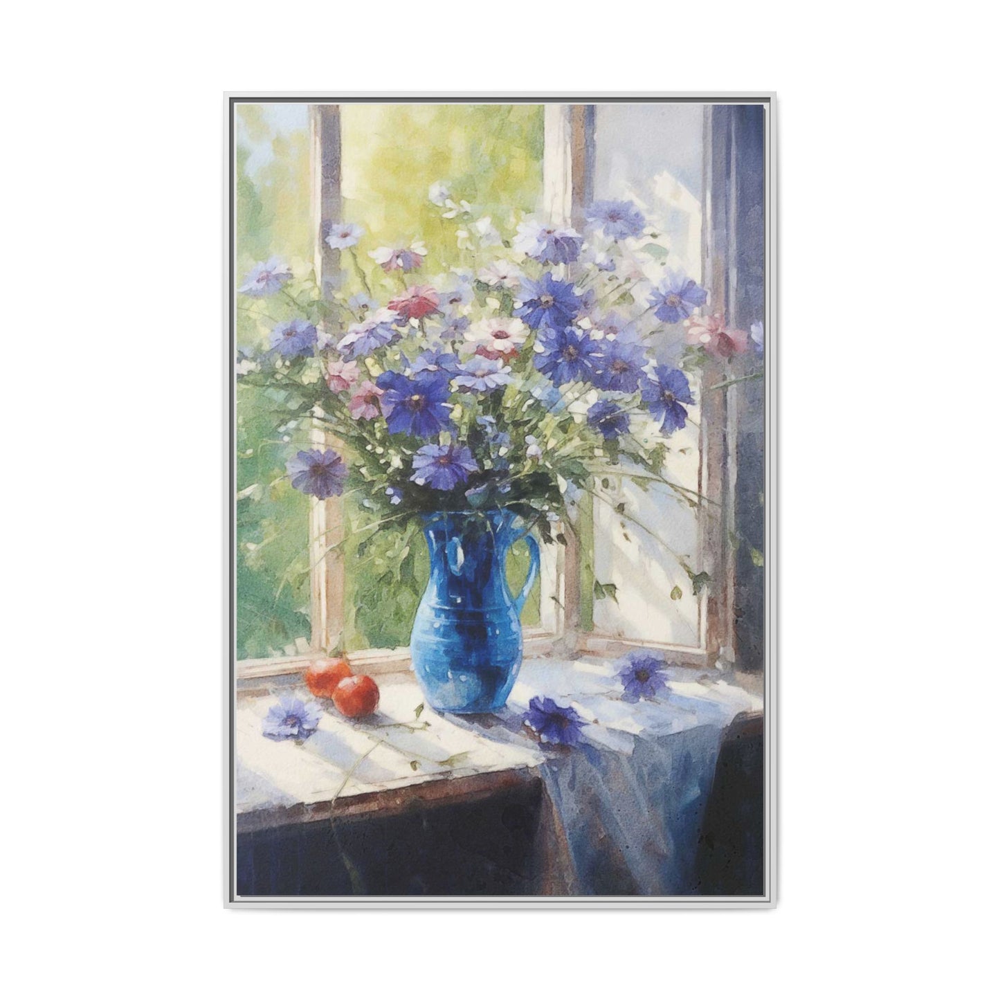 Cornflowers in a Vase