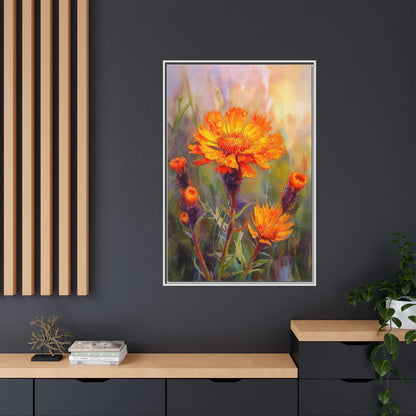 Orange Hawkbit Flower