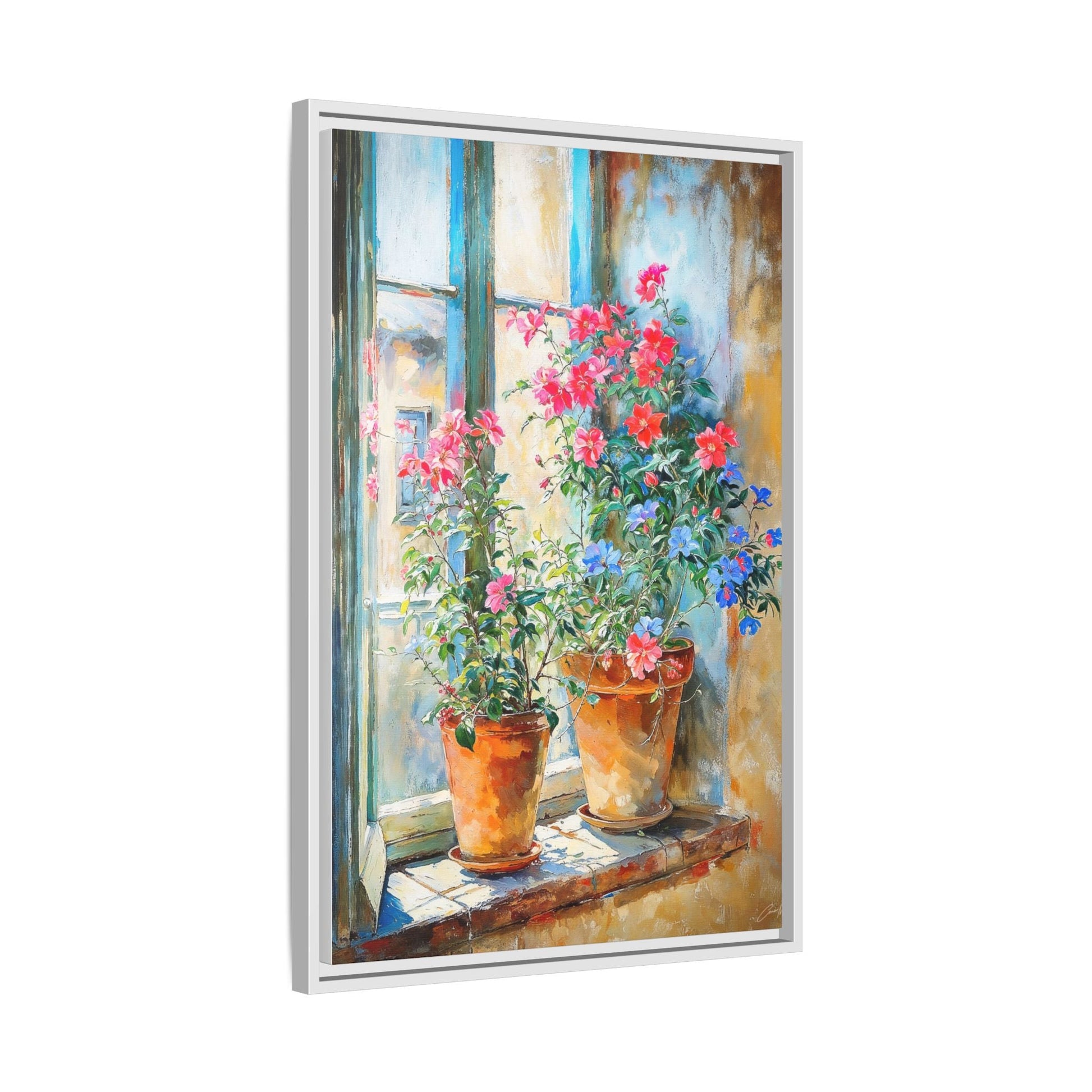 Summer Pots Wall Art - Vibrant Floral Pots for Fresh Home Décor