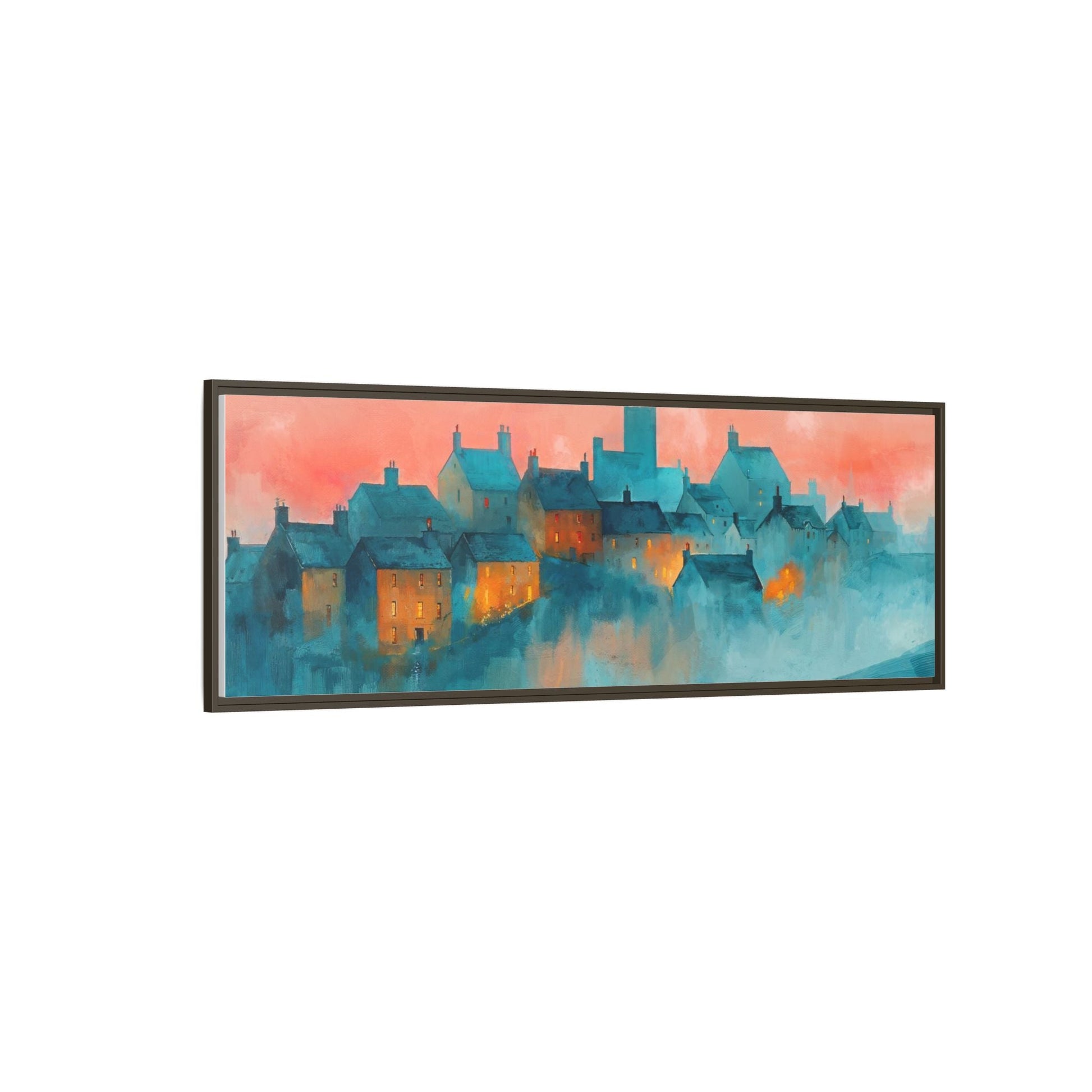 A Castle Town - Beautiful Landscape Canvas Print for all places Décor