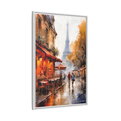 Eiffel Tower wall art featuring the iconic Paris landmark, printed on high-quality canvas to bring timeless beauty and elegance to your home décor.