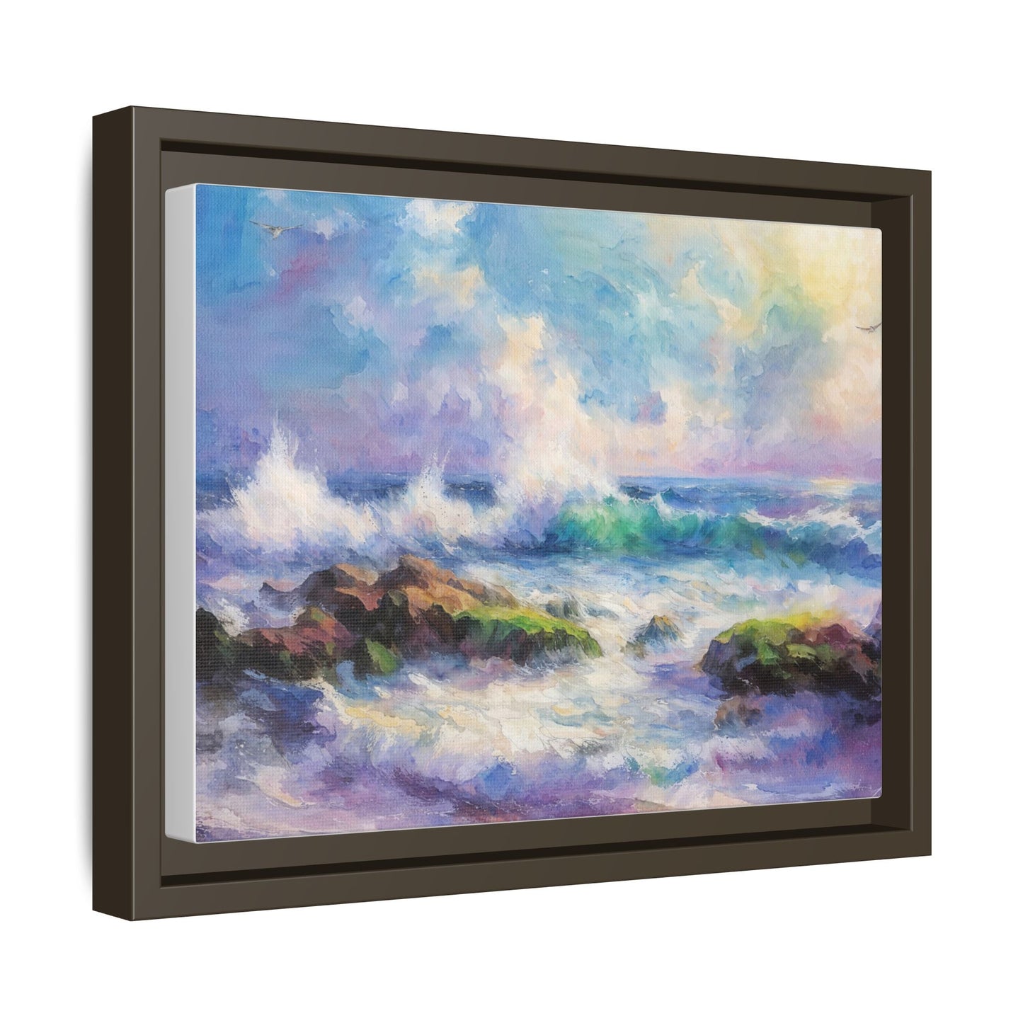 Achill Shoreline wcol wall art showcasing the stunning Irish coastal landscape, printed on high-quality canvas for a timeless and serene addition to your home décor.