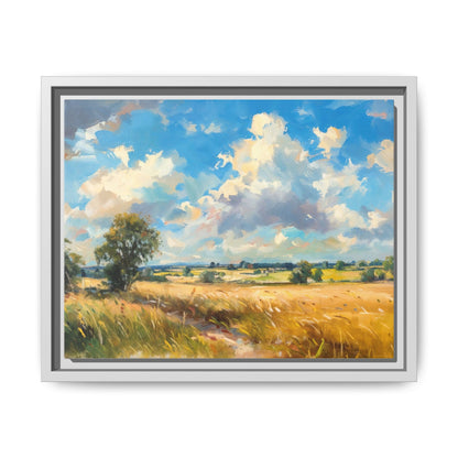 Summer Fields County Mayo Wall Art - Vibrant Irish Landscape Canvas Print