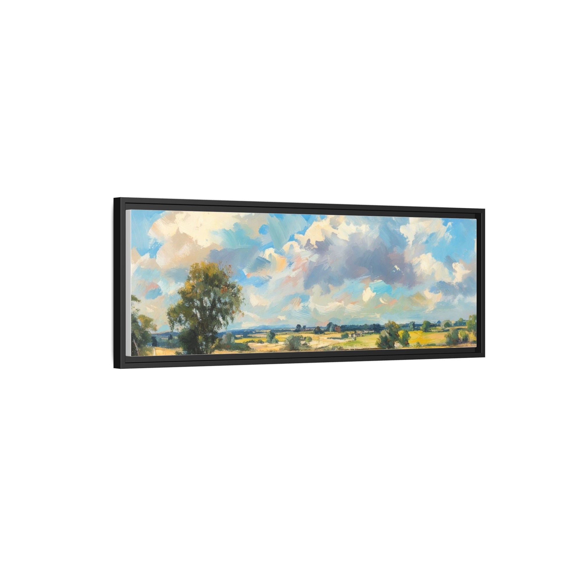 Summer Fields County Mayo Wall Art - Vibrant Irish Landscape Canvas Print