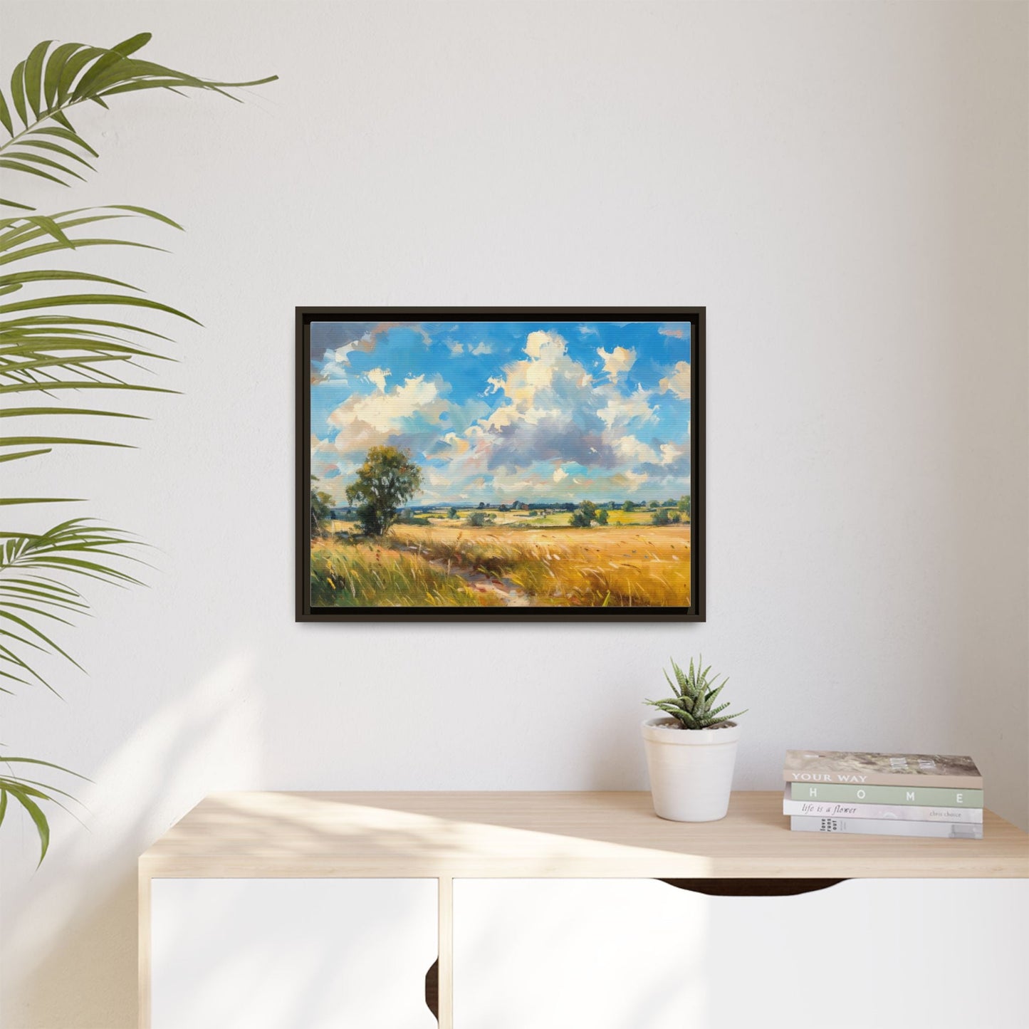 Summer Fields County Mayo Wall Art - Vibrant Irish Landscape Canvas Print