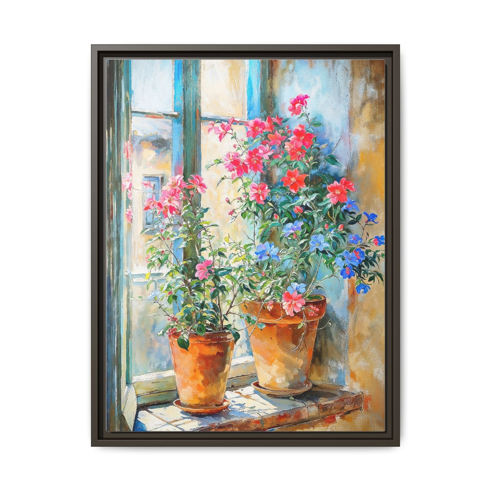 Summer Pots Wall Art - Vibrant Floral Pots for Fresh Home Décor