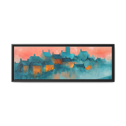 A Castle Town - Beautiful Landscape Canvas Print for Home Décor