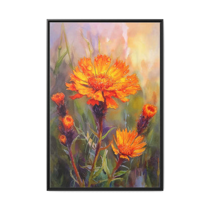 Orange Hawkbit Flower