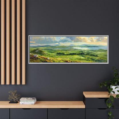 Wild Atlantic Summer Vista Wall Art - Breathtaking Coastal Landscape for Home Décor