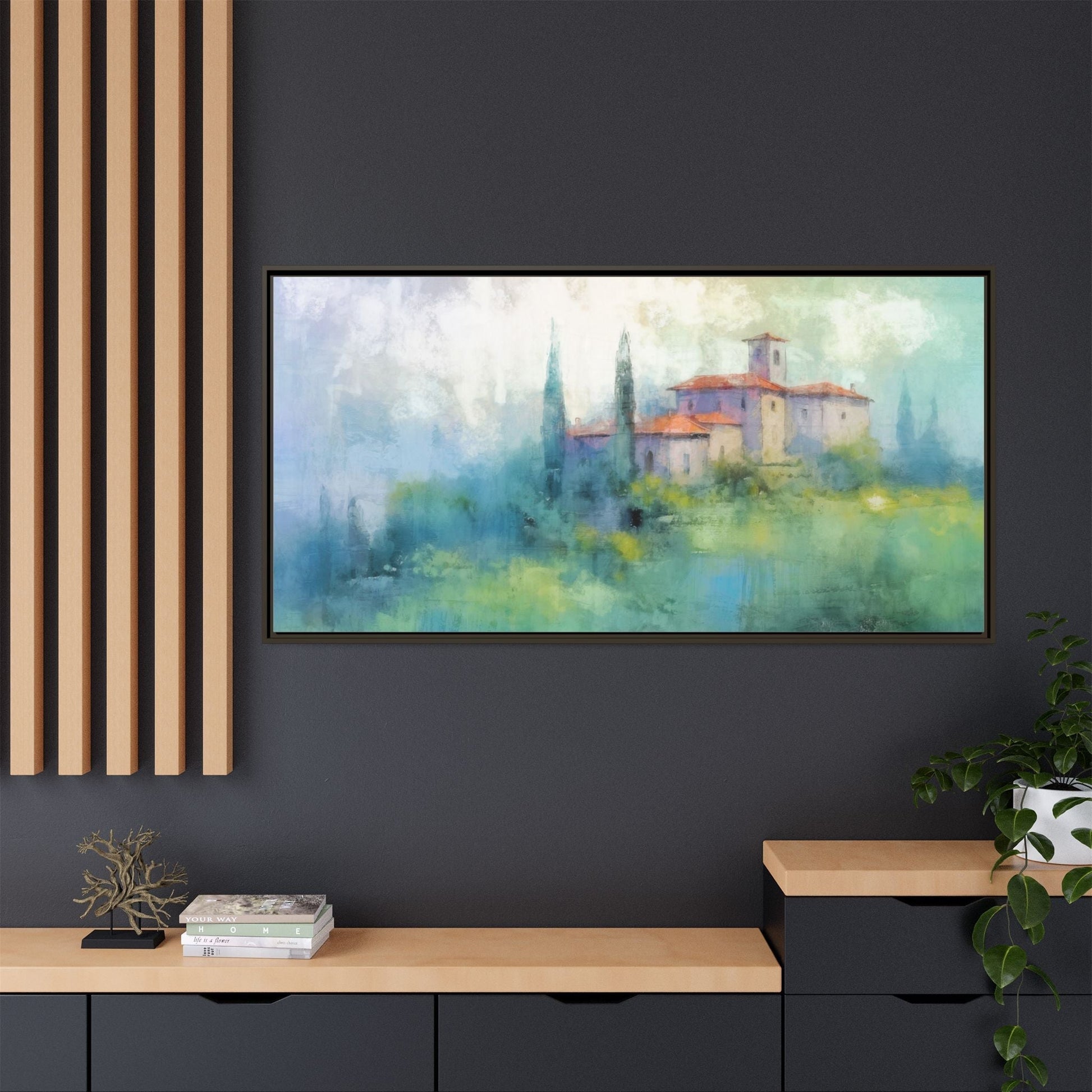 Tuscany XII - Beautiful Italian Landscape Canvas Print for Home, Office, or Living Room Décor