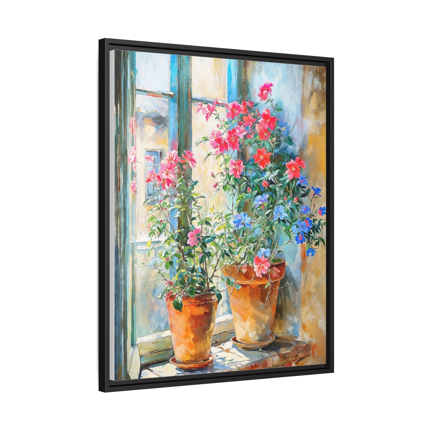 Summer Pots Wall Art - Vibrant Floral Pots for Fresh Home Décor