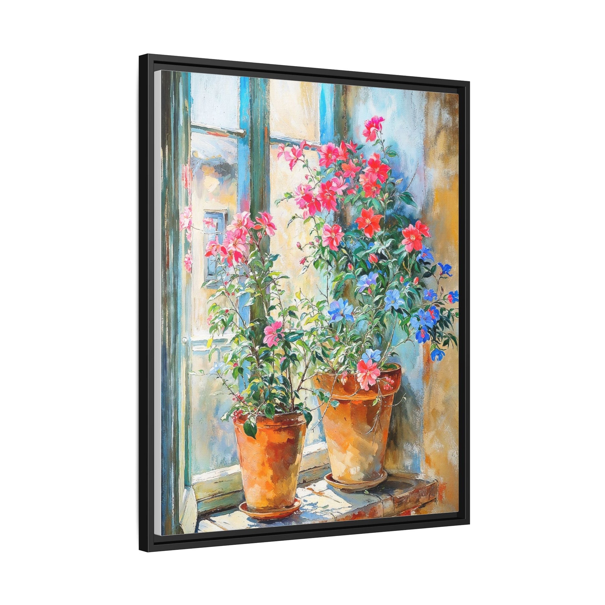 Summer Pots Wall Art - Vibrant Floral Pots for Fresh Home Décor