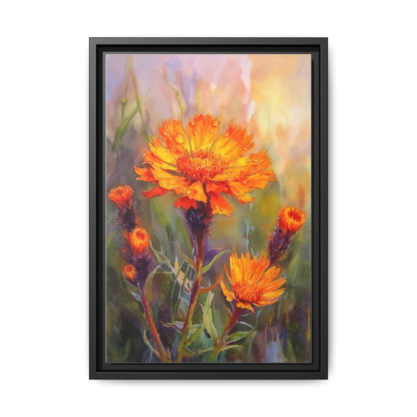 Orange Hawkbit Flower