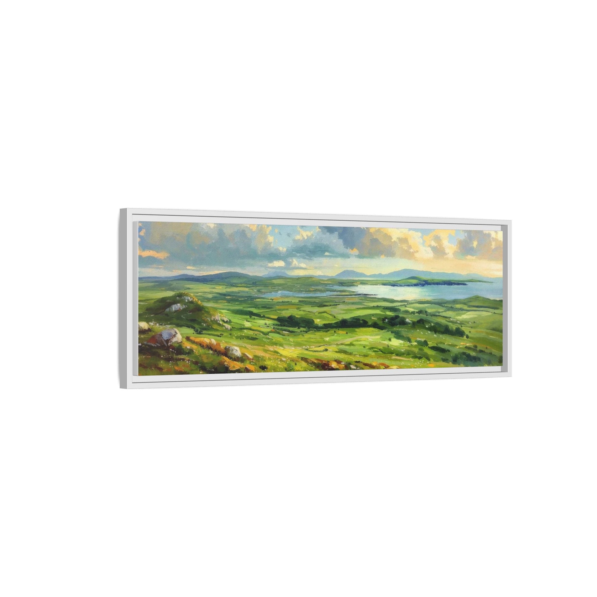 Wild Atlantic Summer Vista Wall Art - Breathtaking Coastal Landscape for Home Décor