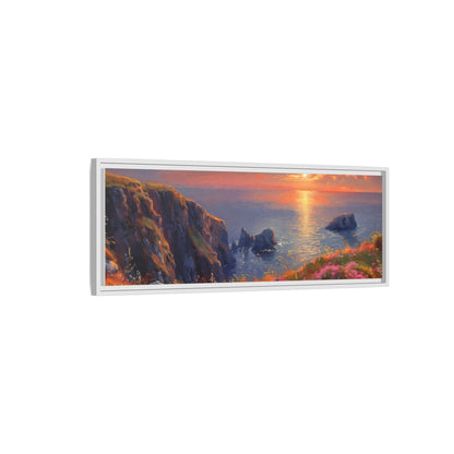 End of The Day wall art featuring a serene sunset landscape, printed on high-quality canvas to bring peaceful beauty and warmth to your home décor.