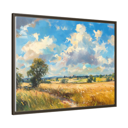 Summer Fields County Mayo Wall Art - Vibrant Irish Landscape Canvas Print