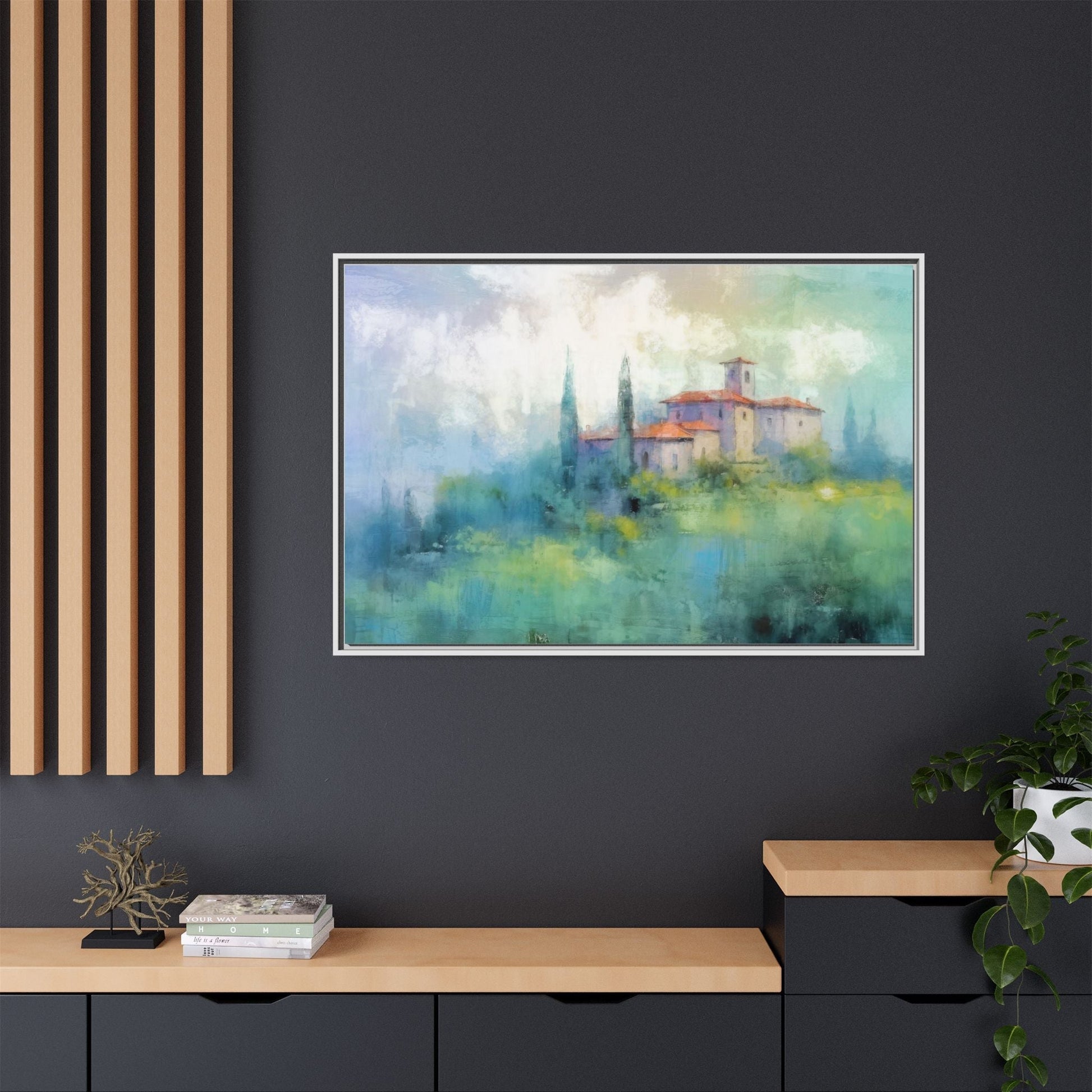 Tuscany XII - Beautiful Italian Landscape Canvas Print for Home, Office, or Living Room Décor