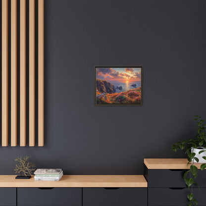 End of The Day wall art featuring a serene sunset landscape, printed on high-quality canvas to bring peaceful beauty and warmth to your home décor.