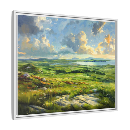 Wild Atlantic Summer Vista Wall Art - Breathtaking Coastal Landscape for Home Décor