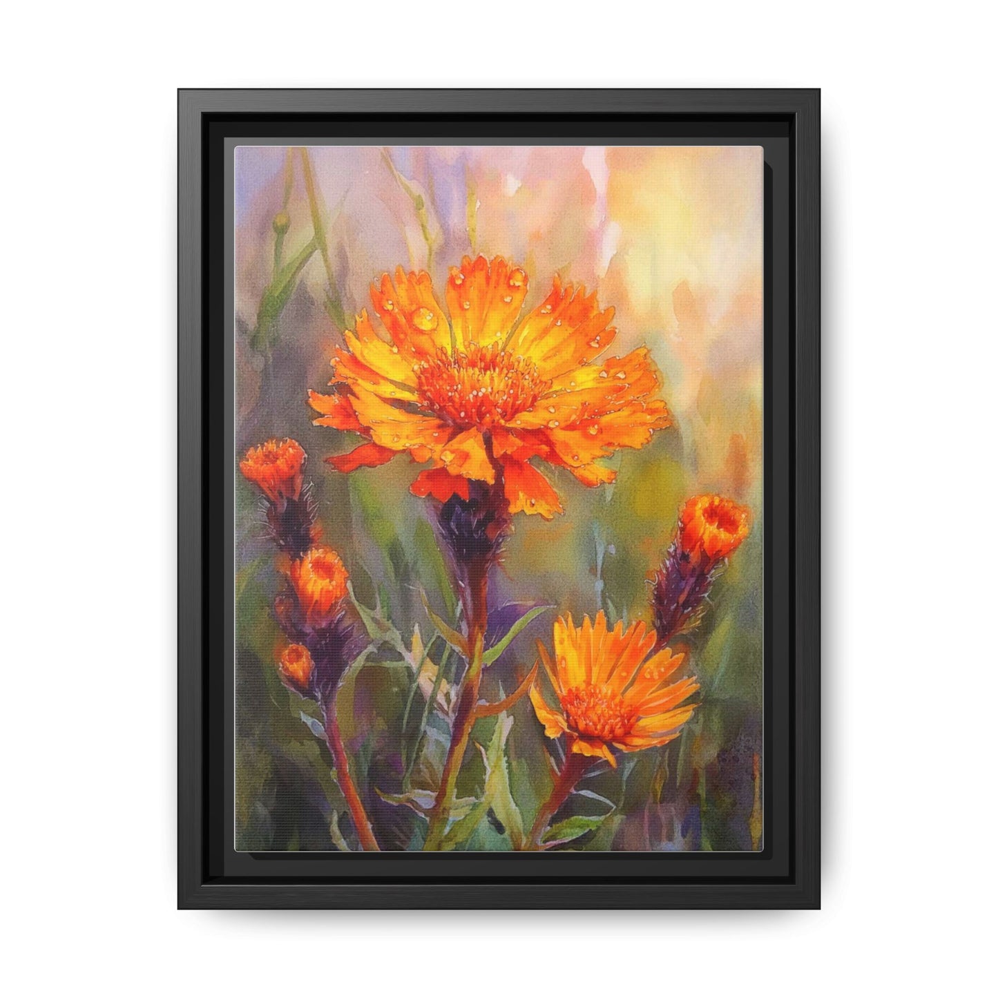 Orange Hawkbit Flower