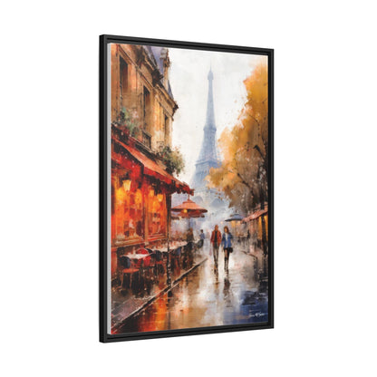 Eiffel Tower wall art featuring the iconic Paris landmark, printed on high-quality canvas to bring timeless beauty and elegance to your home décor.