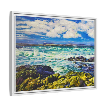 Ballyglass Lighthouse Erris wall art featuring the stunning coastal lighthouse, framed in premium materials for a perfect addition to any living space.