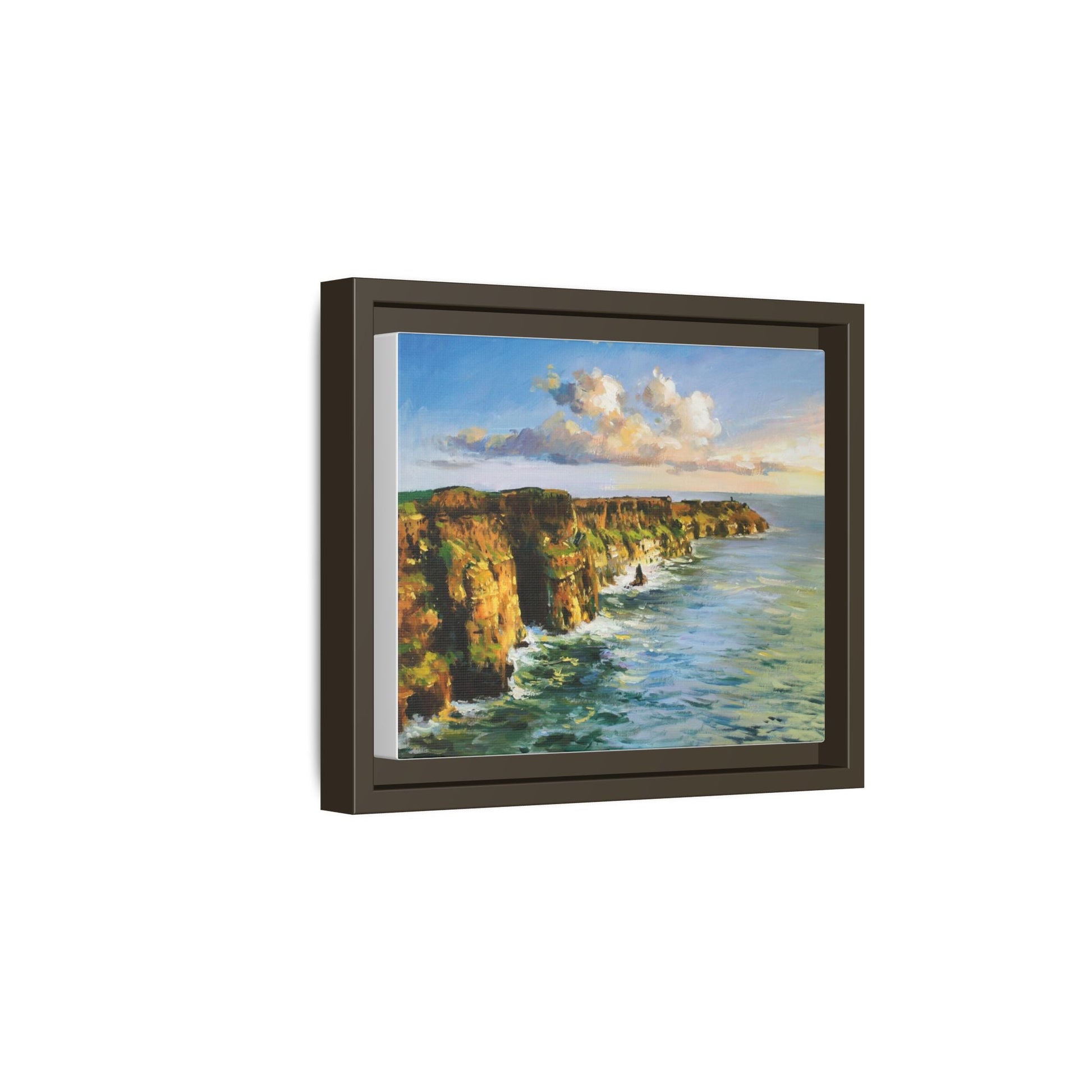 Cliffs of Moher wall art showcasing the dramatic Irish coastline, printed on high-quality canvas to bring natural beauty into your home décor.