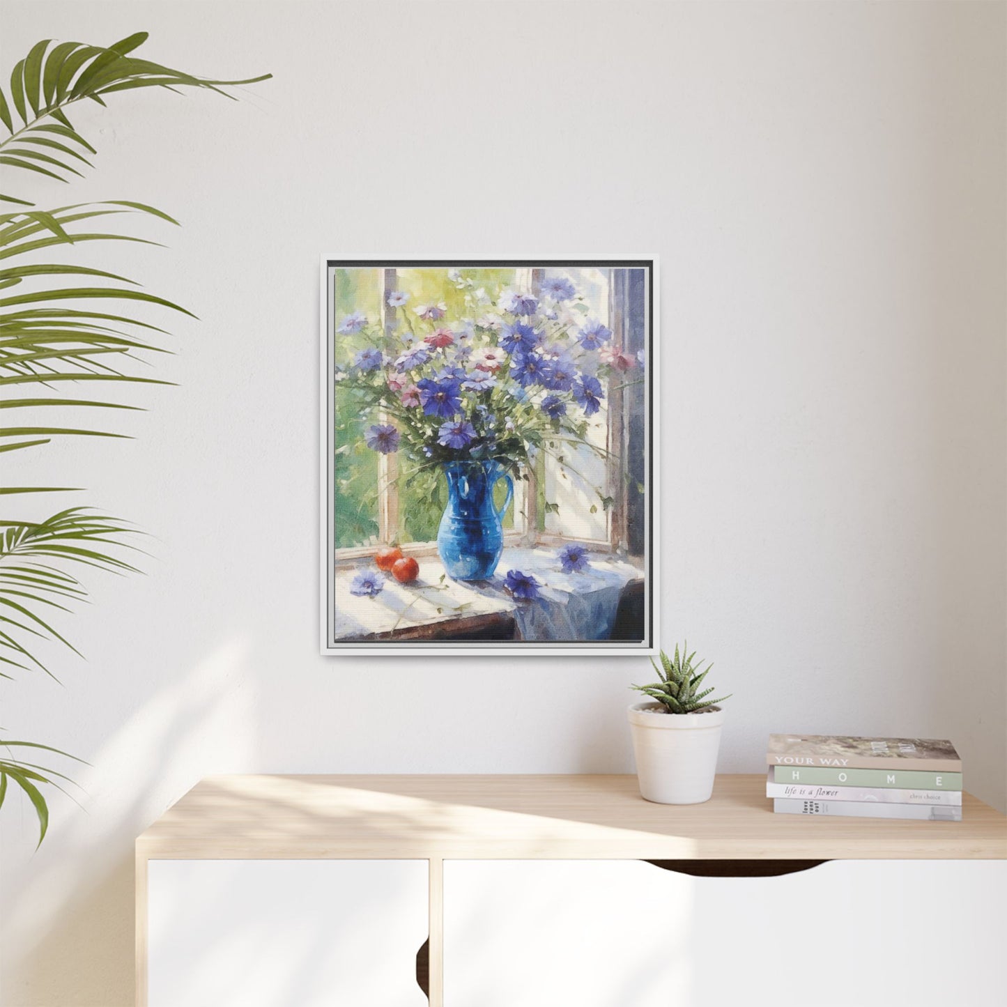 Cornflowers in a Vase