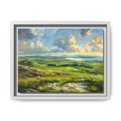 Wild Atlantic Summer Vista Wall Art - Breathtaking Coastal Landscape for Home Décor