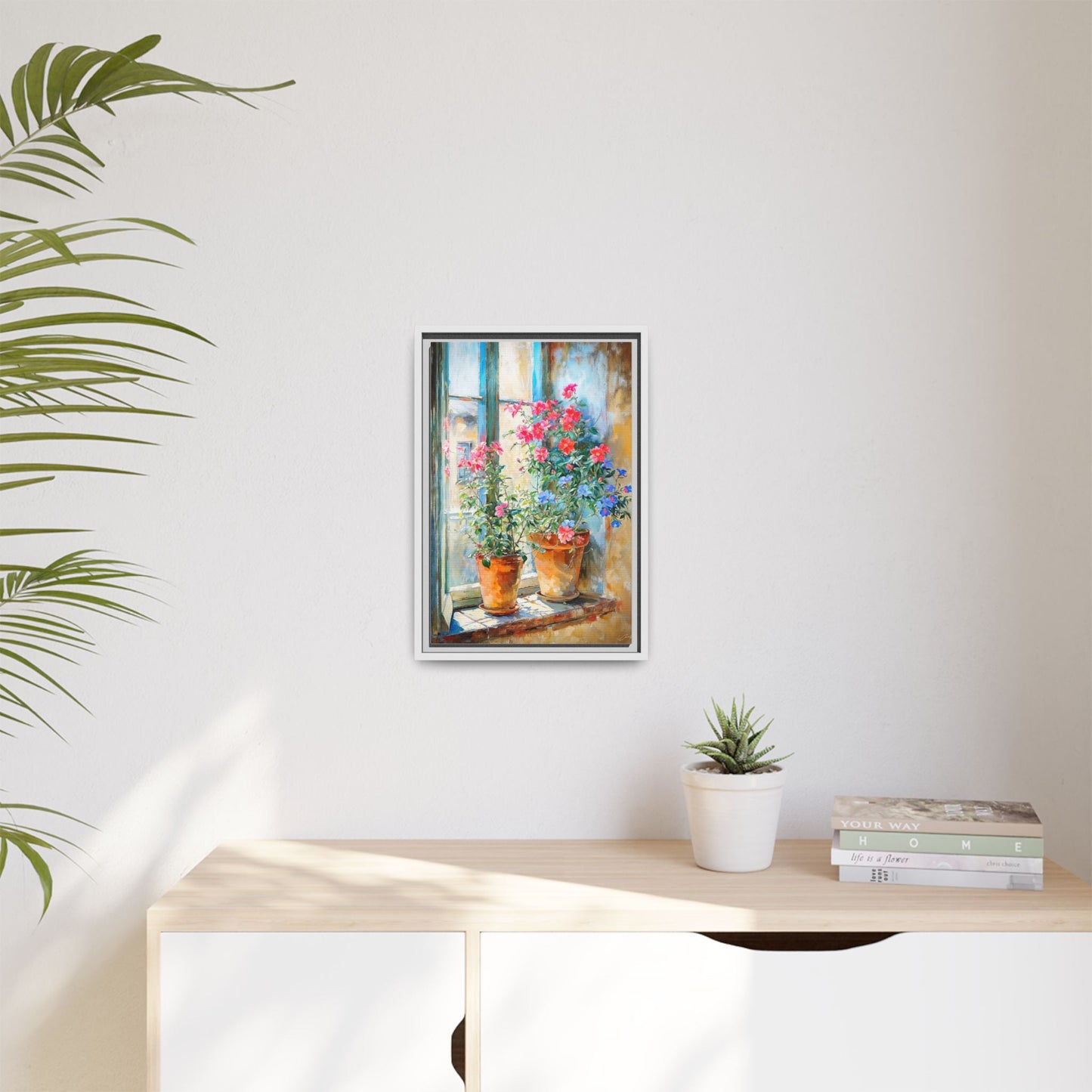 Summer Pots Wall Art - Vibrant Floral Pots for Fresh Home Décor